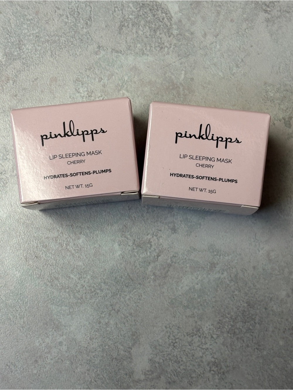 Pinklipps Cherry Lip Sleeping Mask Bundle 2-Pack | Hydrates Softens Plumps | New